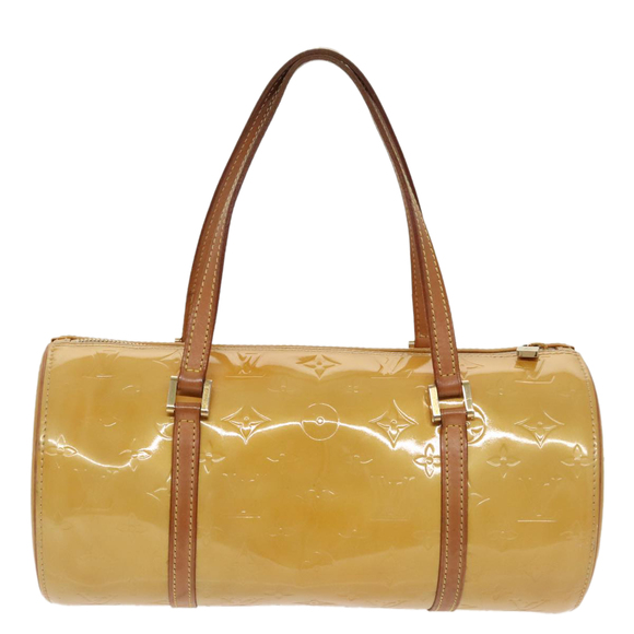 LOUIS VUITTON Monogram Vernis Bedford Hand Bag Beige M91006 LV Auth 99860 - Picture 2 of 16